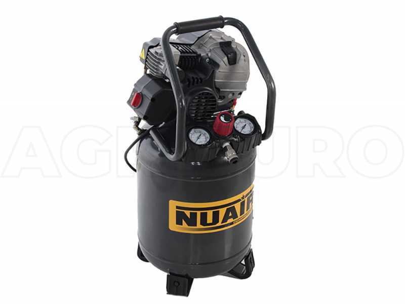 Nuair FU 227/10/24V - Compresor de aire el&eacute;ctrico port&aacute;til monof&aacute;sico - Motor 2 HP - 24 L