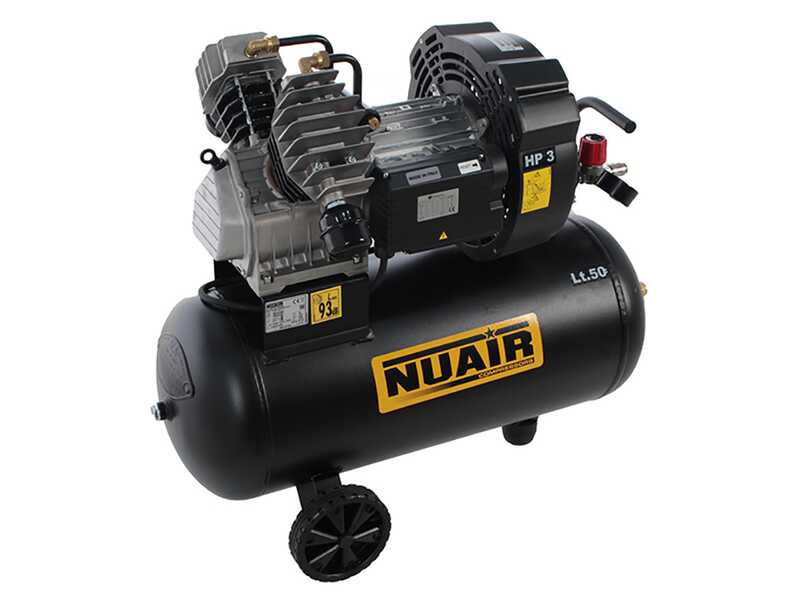 Nuair GVM/50 - Compresor de aire el&eacute;ctrico monof&aacute;sico - Motor 3 HP - 50 L