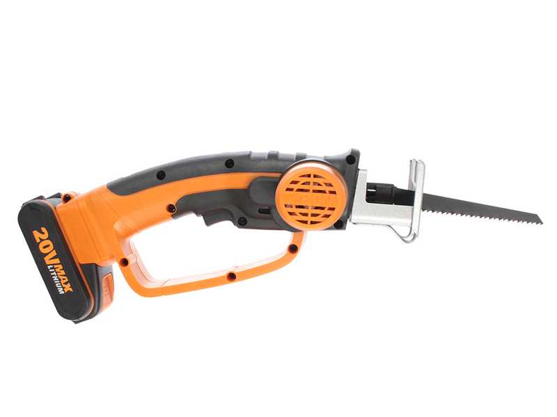 Worx WG894E - Serrucho el&eacute;ctrico de bater&iacute;a Li-ion 20V 2Ah