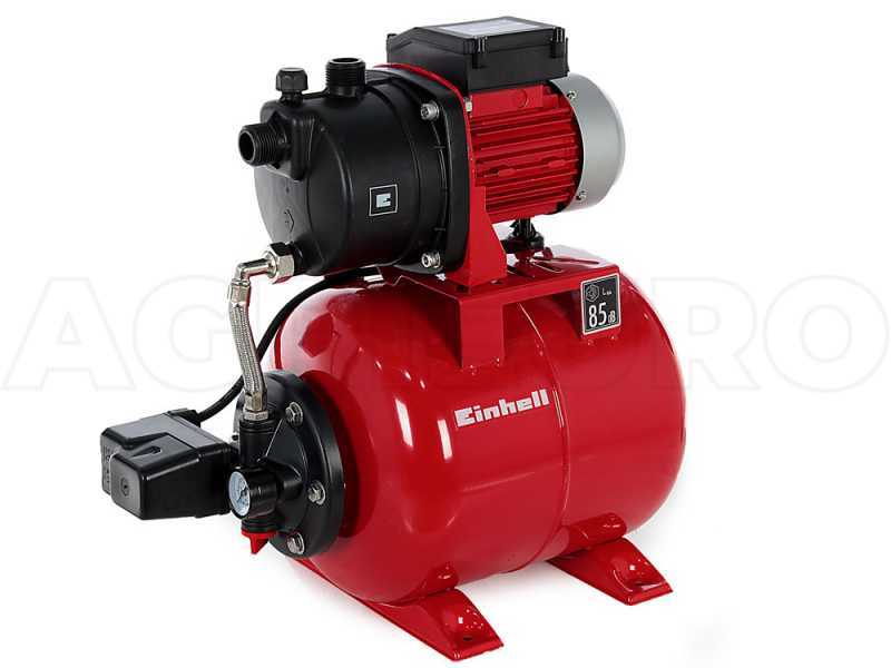 Bomba el&eacute;ctrica autoclave Einhell GC-WW 6538 Set, dep&oacute;sito 20 L - tubo de aspiraci&oacute;n 7 m