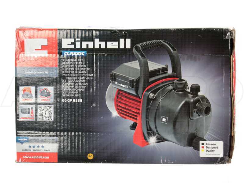 Bomba el&eacute;ctrica de jard&iacute;n para riego Einhell GC-GP 6538 650 W, alimentaci&oacute;n 230V