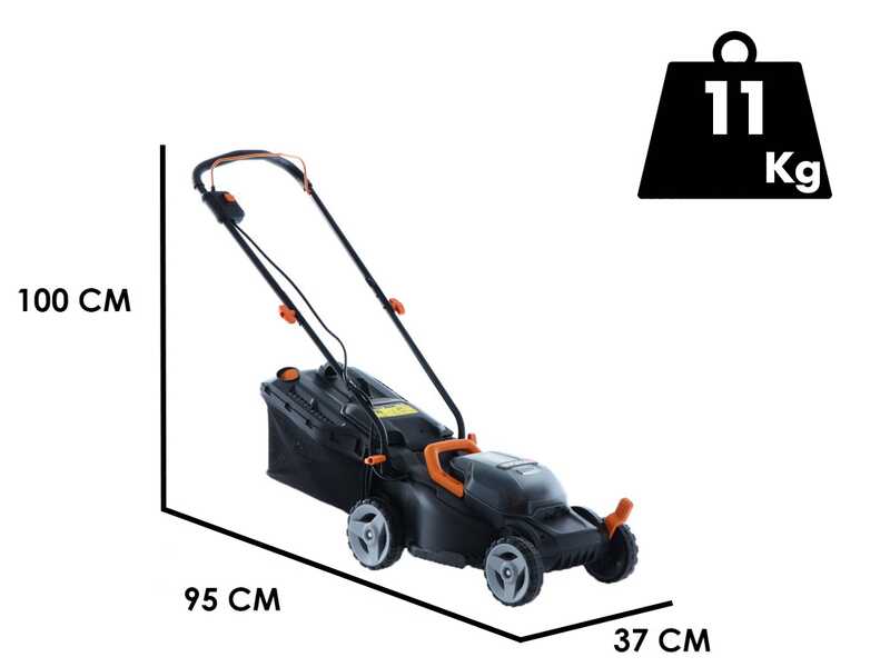 Worx WG779E - Cortac&eacute;sped de bater&iacute;a - 2x20V/2,5Ah - Corte 34 cm