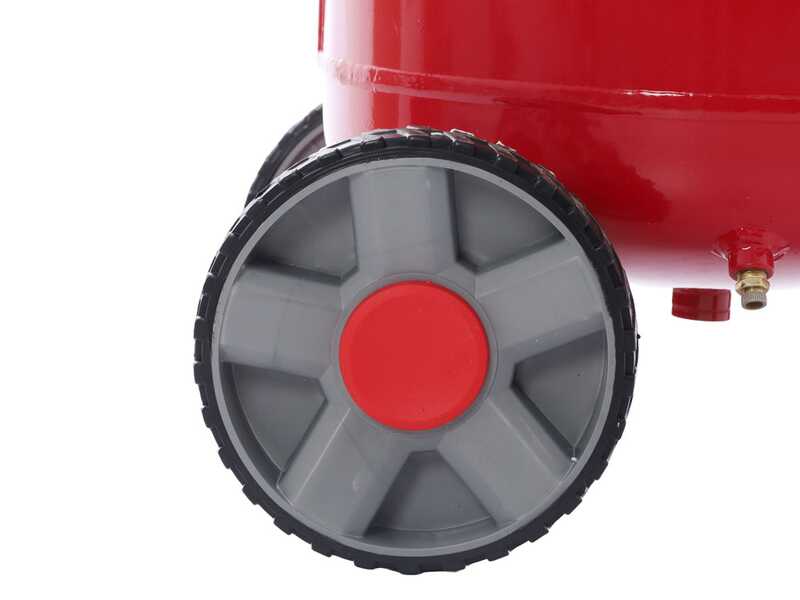 GeoTech S-AC50V-8-10 - Compresor de aire el&eacute;ctrico sin aceite - Motor 1 HP - 50 l Vertical Silencioso