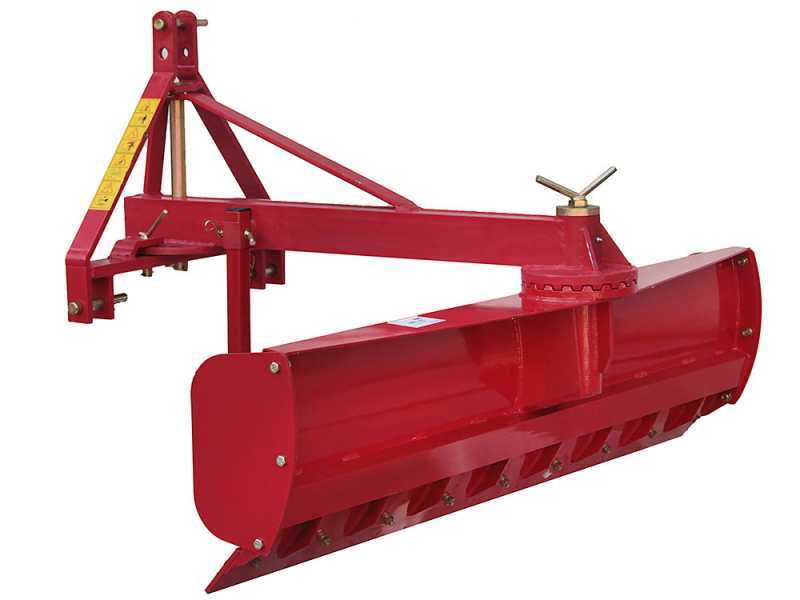 Cuchilla niveladora para tractor GeoTech DL200 giratoria de 360&deg; y brazo orientable