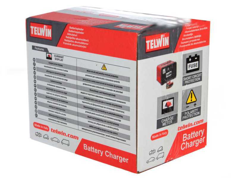 Telwin Alpine 15 - Cargador de bater&iacute;a - bater&iacute;a WET con tensi&oacute;n 12/24V - monof&aacute;sico