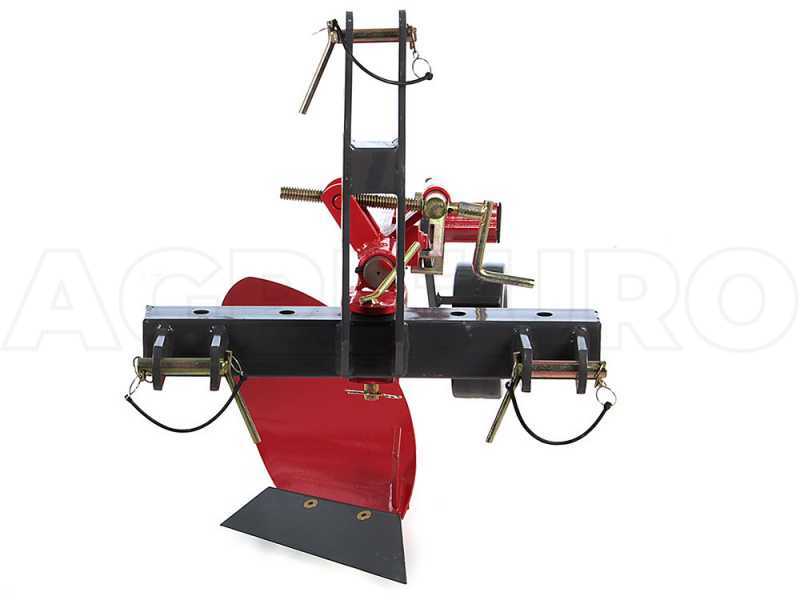 GeoTech DP16 - Arado monosurco para tractor con reja corta - Para tractores con enganche de tres puntos