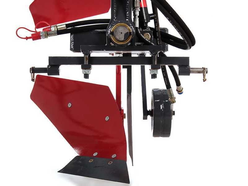 GeoTech DKH - Arado hidr&aacute;ulico arado con vertedera reversible - Para tractores con enganche de tres puntos