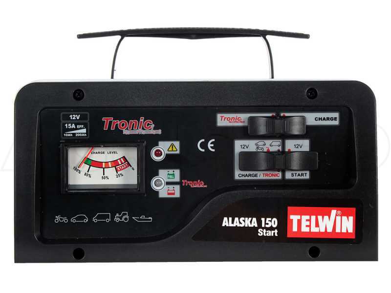 Telwin Alaska 150 Start - Cargador de bater&iacute;a, arrancador y mantenedor - bater&iacute;a de plomo 12V