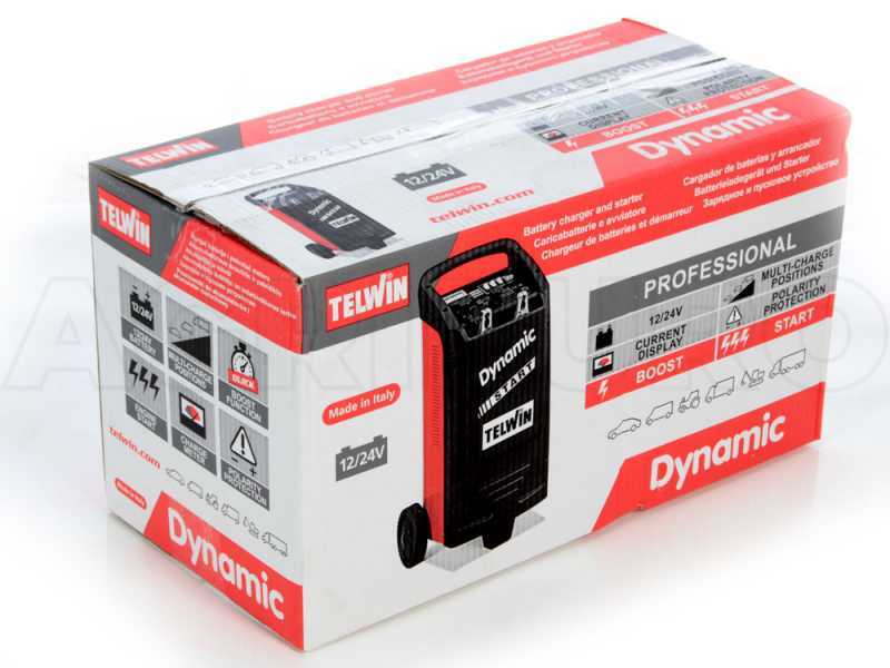 Telwin Dynamic 320 Start - Cargador de bater&iacute;a de coche y arrancador - bater&iacute;a WET/START-STOP 12/24V