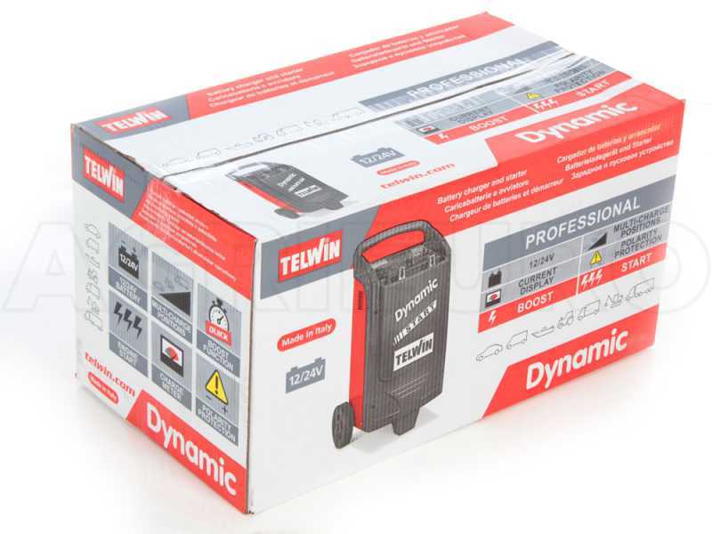 Telwin Dynamic 620 Start - Cargador de bater&iacute;a de coche y arrancador - bater&iacute;a 12/24V de 20 a 1550 Ah