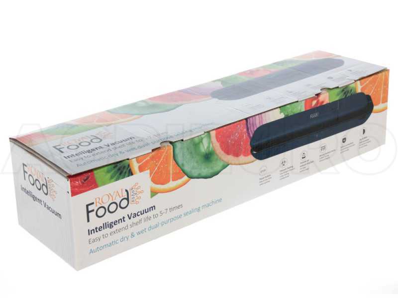 Royal Food VS30E Extra Slim Black - Envasadora al vac&iacute;o - Barra de soldadura de 30 cm