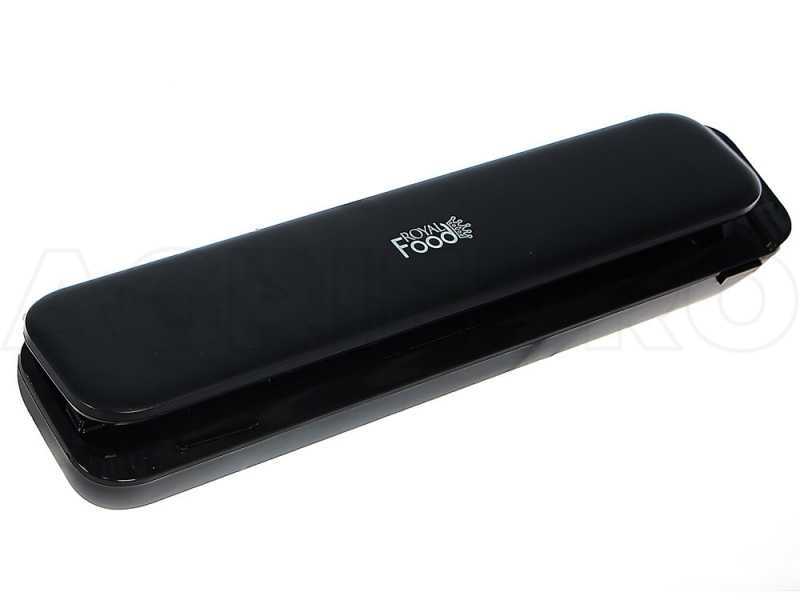 Royal Food VS30E Extra Slim Black - Envasadora al vac&iacute;o - Barra de soldadura de 30 cm