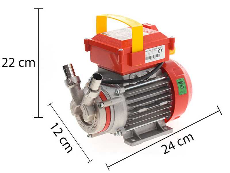 Rover Novax 20-M - Bomba el&eacute;ctrica de trasiego en aleaci&oacute;n antioxidante - Monof&aacute;sica - 230 V