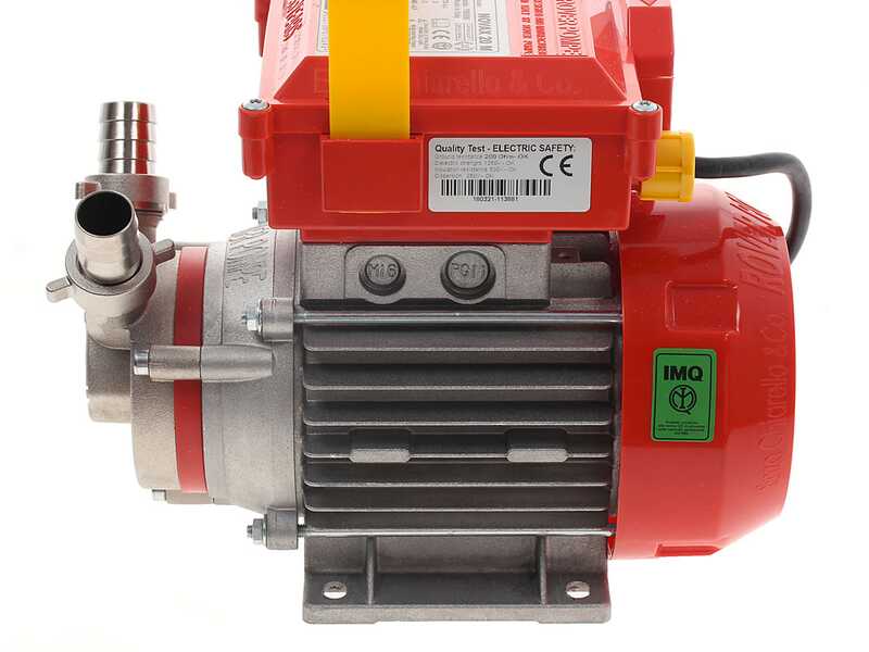 Rover Novax 20-M - Bomba el&eacute;ctrica de trasiego en aleaci&oacute;n antioxidante - Monof&aacute;sica - 230 V