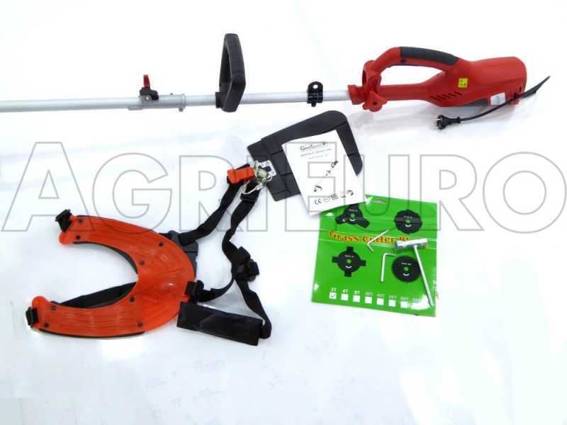 GeoTech BC 1400 Combi - Vareador de aceitunas + Desbrozadora multifunci&oacute;n el&eacute;ctrico
