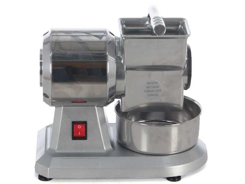 Rallador el&eacute;ctrico de mesa Basic Silver - En aluminio fundido a presi&oacute;n - 250W