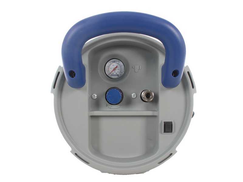 Michelin MVX 24 - Compresor de aire el&eacute;ctrico port&aacute;til monof&aacute;sico, sin aceite - Motor 1.5 HP - 24 L