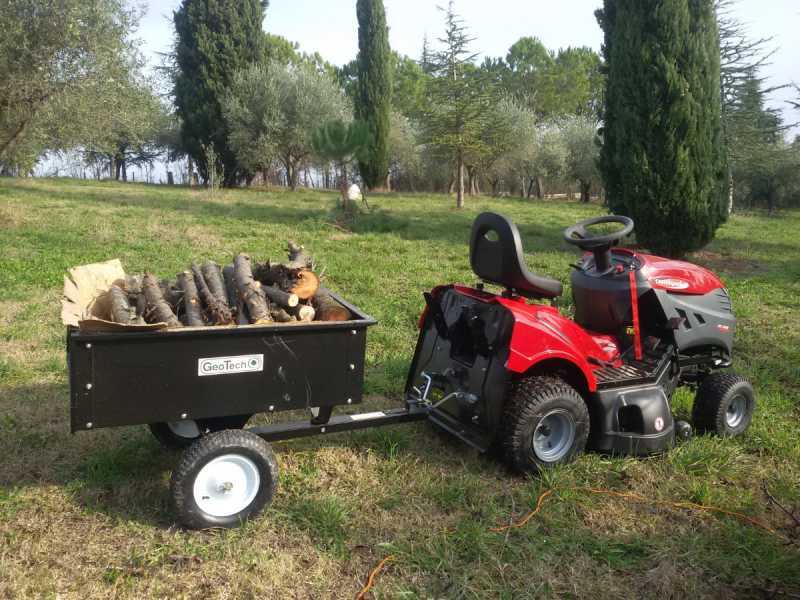 Tractor cortac&eacute;sped Alpina AT4 84 HA - Saco de recogida - cambio hidrost&aacute;tico - Motor STIGA ST 400