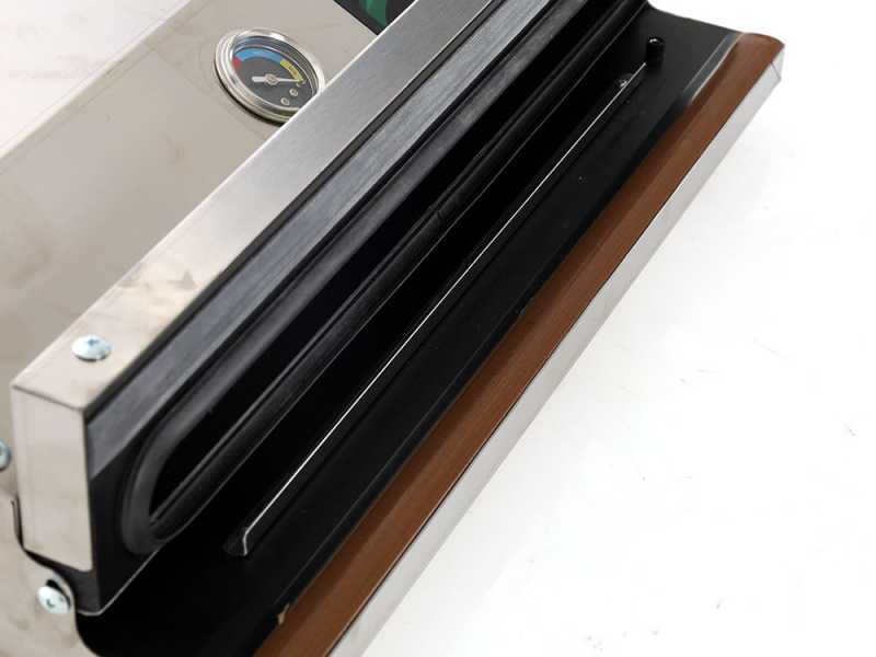 Envasadora al vac&iacute;o MINI Euro 360 INOX + vacu&oacute;metro - Barra de soldadura de 37 cm