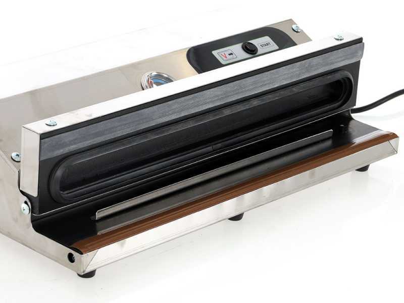 Envasadora al vac&iacute;o BIG Euro 460 INOX + vacu&oacute;metro - Barra de soldadura de 47 cm