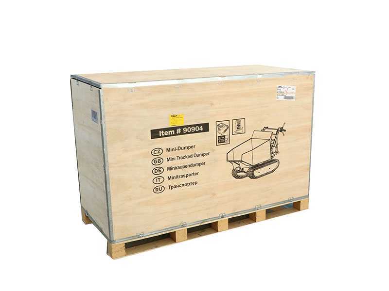 Carretilla con motor de orugas AMA TAG500TD con caja dumper hidr&aacute;ulica,capacidad 500 kg