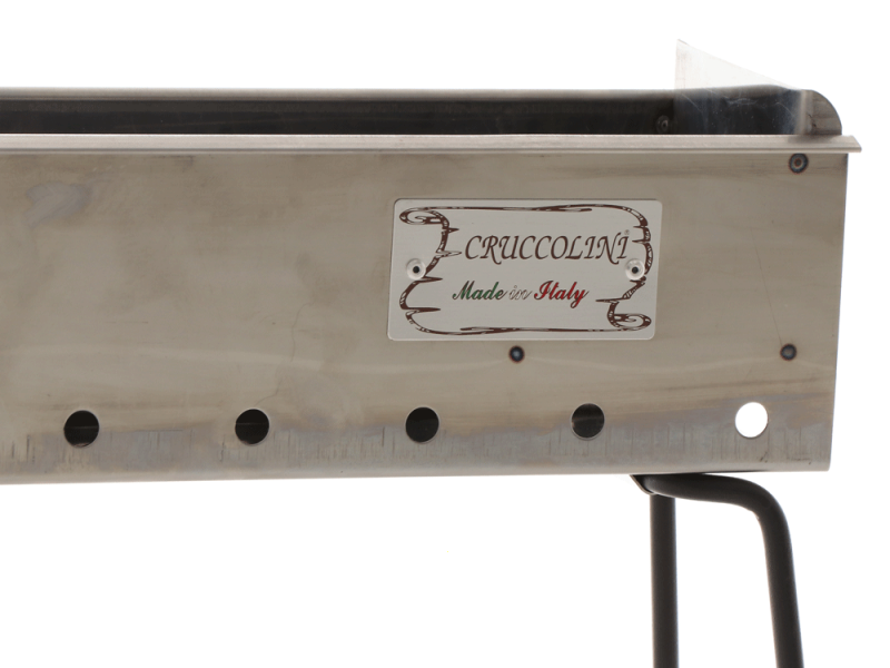 Cruccolini Inox 75 cm -Barbacoa de carb&oacute;n para pinchos