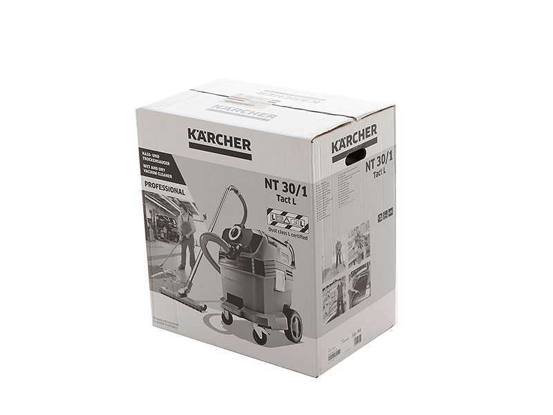 Karcher Pro NT 30/1 Tact Te L - Aspirador de s&oacute;lidos/l&iacute;quidos - bid&oacute;n 30 lt, 1200W
