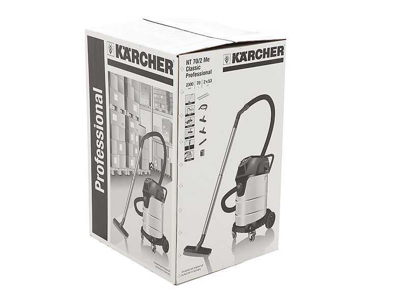 Karcher Pro NT 70/2 Me Classic - Aspirador de s&oacute;lidos/l&iacute;quidos - bid&oacute;n 70 l, 2300W
