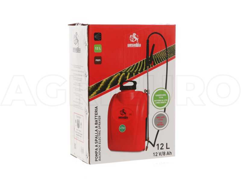 Ausonia - Pulverizador de mochila a bater&iacute;a - 12L