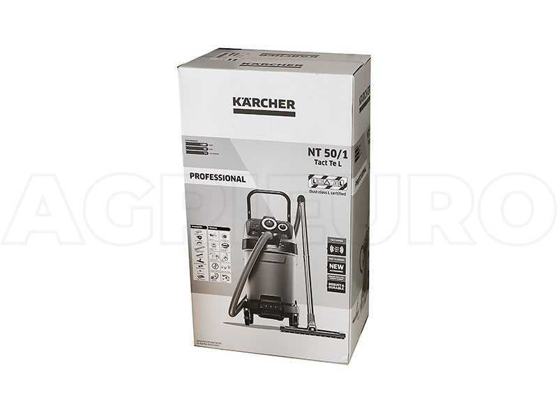 Karcher Pro NT 50/1 Tact Te L - Aspirador de s&oacute;lidos/l&iacute;quidos - Bid&oacute;n 50 lt, 1300W