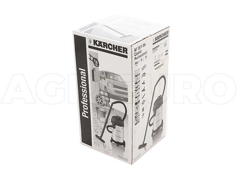 Karcher Pro NT 38/1 Me Classic - Aspirador para s&oacute;lidos/l&iacute;quidos- bid&oacute;n 38 lt, 1500 W