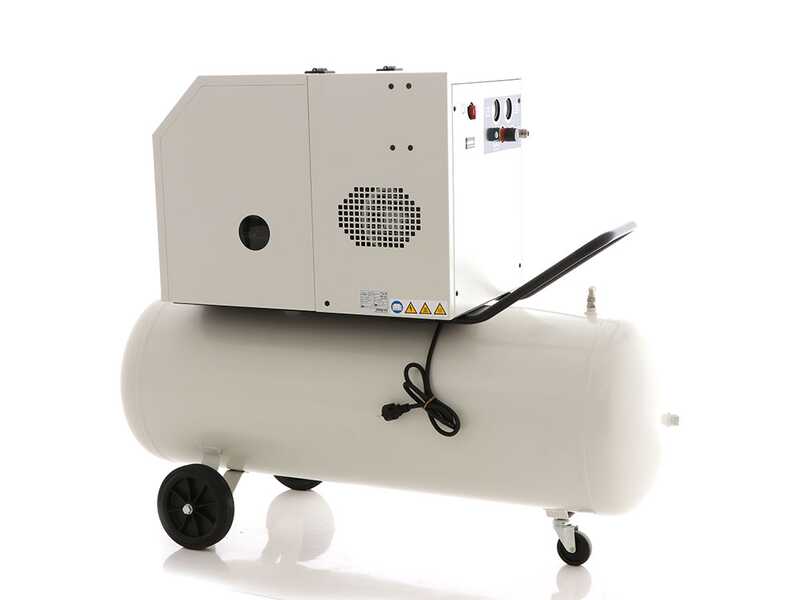 FIAC Silent AB200/360M - Compresor de aire el&eacute;ctrico monof&aacute;sico de correa, silencioso - Motor 3 HP - 200 L