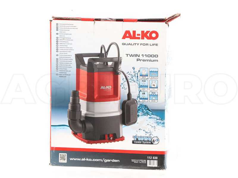 Bomba sumergible el&eacute;ctrica para agua limpia / sucia AL-KO TWIN 11000 Premium - 750W