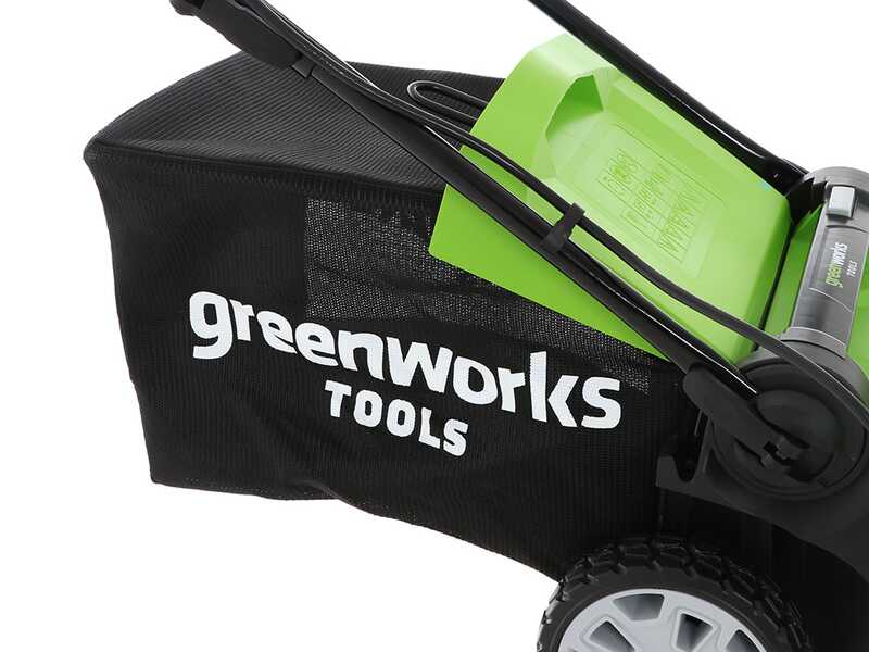 PROMO Cortac&eacute;sped el&eacute;ctrico de bater&iacute;a Greenworks G40LM41 40V - cm 41 - Bater&iacute;a 4 Ah