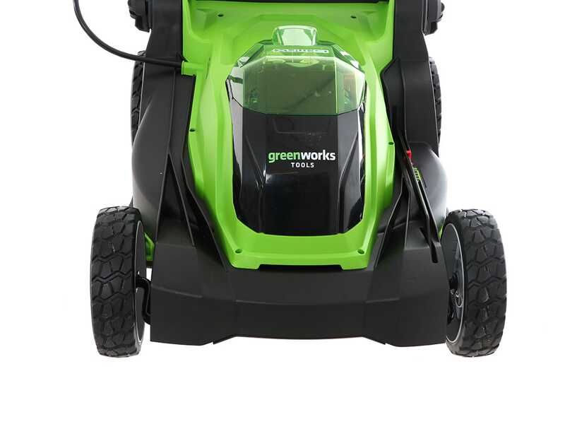 PROMO Cortac&eacute;sped el&eacute;ctrico de bater&iacute;a Greenworks G40LM41 40V - cm 41 - Bater&iacute;a 4 Ah