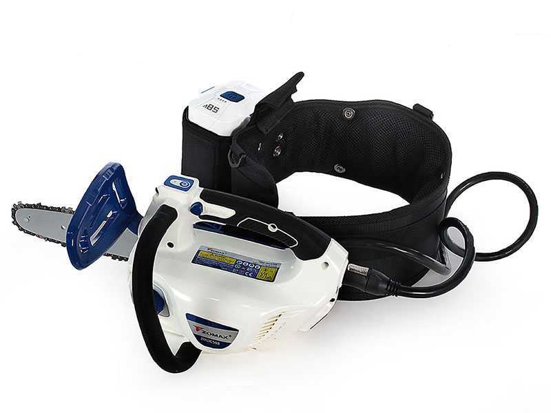 Zomax ZMDC 502 - Electrosierra de bater&iacute;a 58V 4Ah - Espada de 20 cm