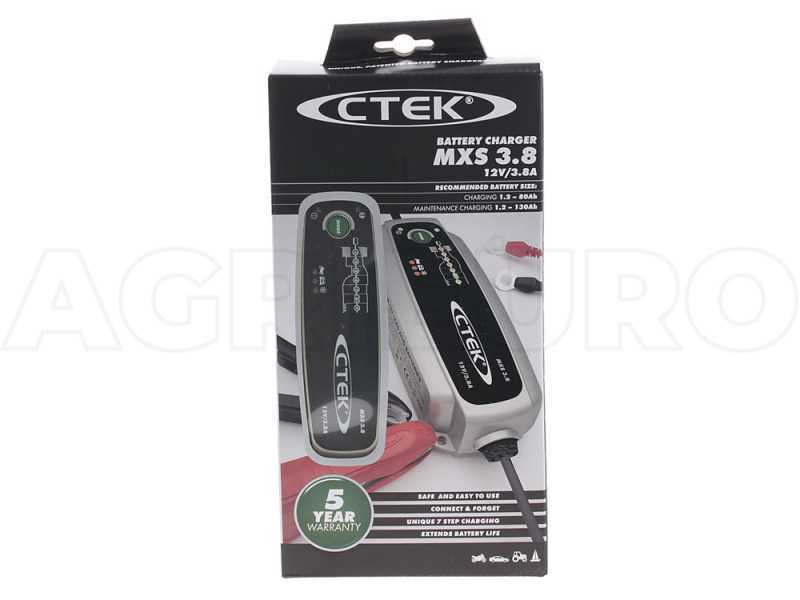 CTEK MXS 5.0 12V - Cargador mantenedor autom&aacute;tico - 8 etapas- compensaci&oacute;n de temperatura