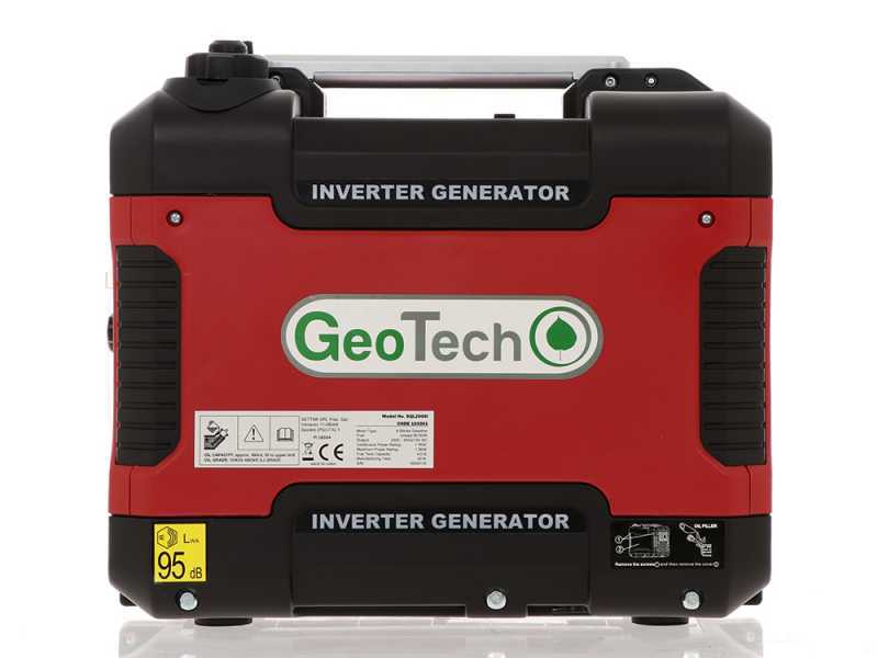 GeoTech SQL2000i - Generador de corriente silencioso inverter 2 kW - Continua 1.7 kw Monof&aacute;sica
