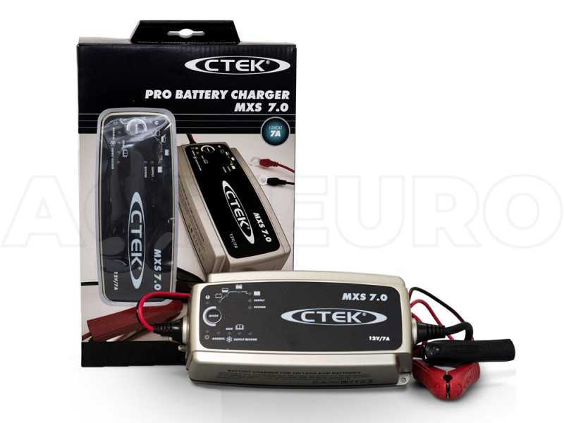 CTEK MXS 7.0 - Cargador de bater&iacute;a 12 V - 8 etapas autom&aacute;ticas - autocaravanas, todo terrenos, barcos, coches