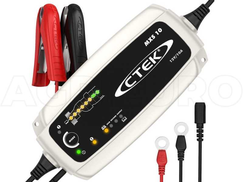 CTEK MXS 10 - Cargador de bater&iacute;a 12 V - 8 fases autom&aacute;tico - oficina, caravana, barcos, coches