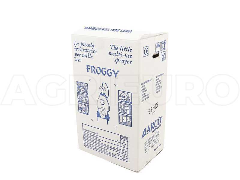 Pulverizador de mezcla ARCO Froggy Super S 25A con carro y motor 2 tiempos