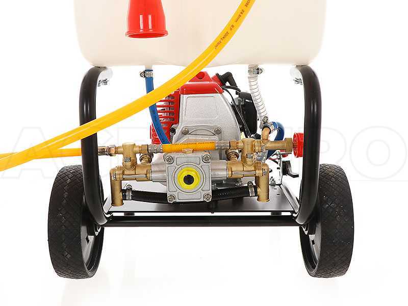 Pulverizador de mezcla ARCO Froggy Super S 25A con carro y motor 2 tiempos