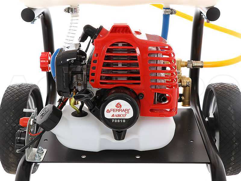 Pulverizador de mezcla ARCO Froggy Super S 25A con carro y motor 2 tiempos