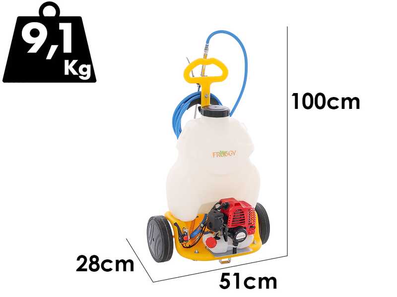 Arco Froggy S20 - Pulverizador de mezcla - Motor TU26-QL - 20 L
