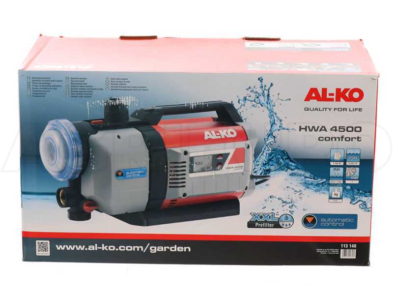 Bomba el&eacute;ctrica para riego AL-KO HWA 4500 Comfort - Bomba de riego para jard&iacute;n de 1300 W