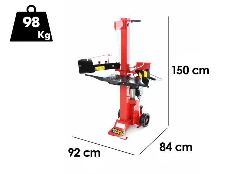 GeoTech SPVE 7-55 - Rajadora de le&ntilde;a el&eacute;ctrica - Vertical - 230V