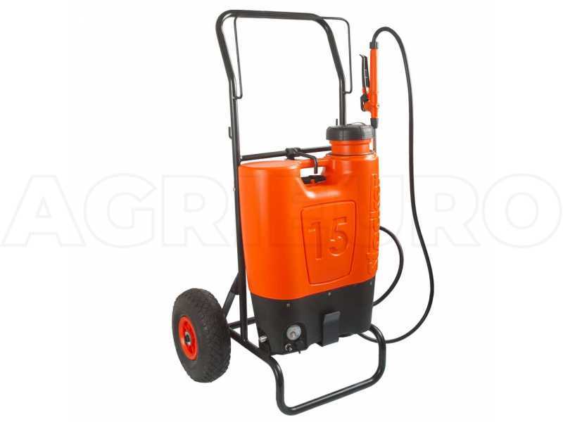 Stocker 1247 - Pulverizador de mochila con carro - 15L - 12V - 10Ah