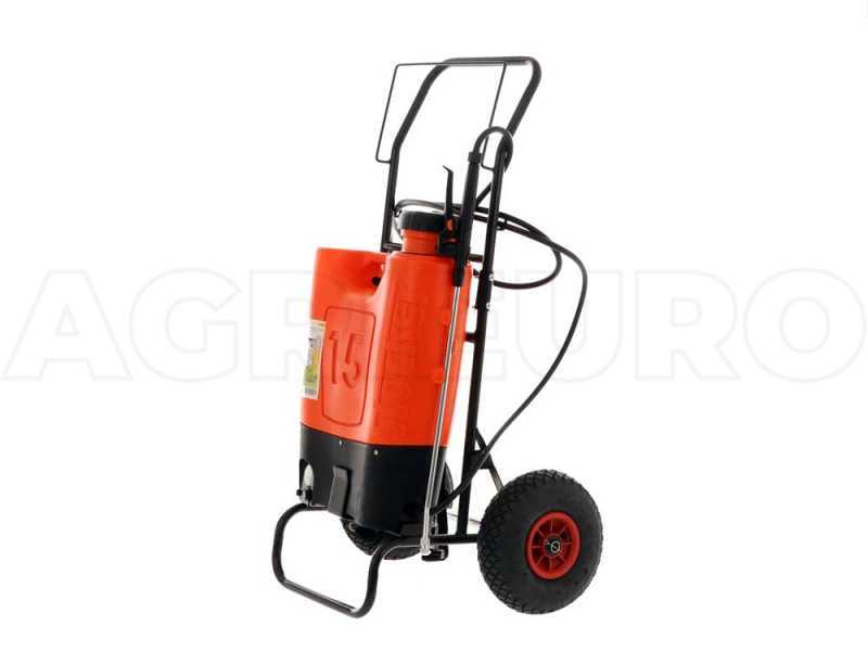 Stocker 1247 - Pulverizador de mochila con carro - 15L - 12V - 10Ah