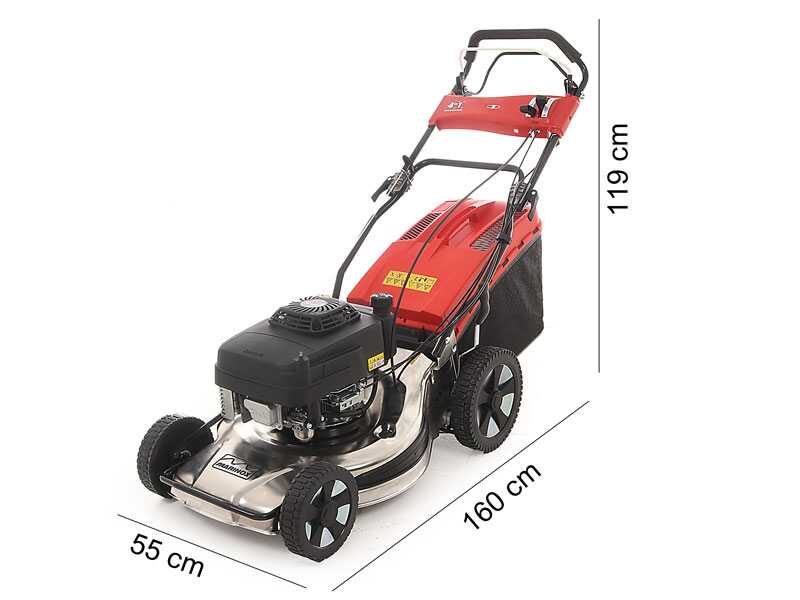 Cortac&eacute;sped industrial Marina Systems MX 55SK 3V - 4 en 1 - motor Kawasaki FJ180V