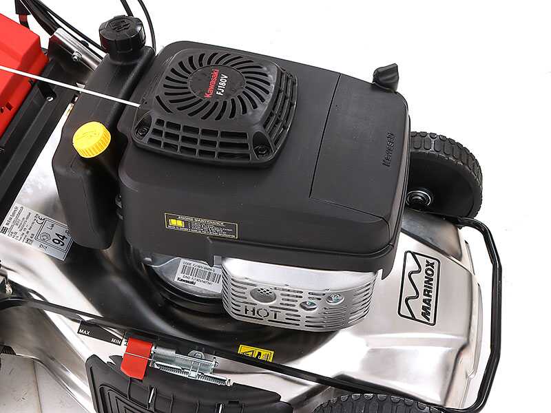 Cortac&eacute;sped industrial Marina Systems MX 55SK 3V - 4 en 1 - motor Kawasaki FJ180V